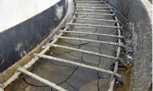Cold joint in the foundation